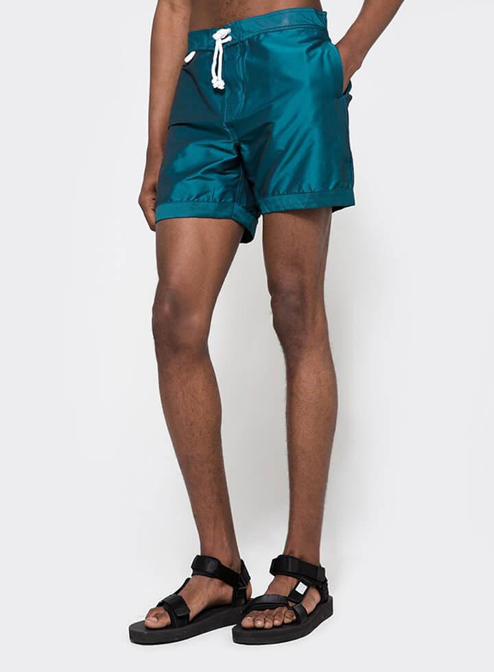 Yellow Palm Print Shorts Yellow Palm Print Shorts