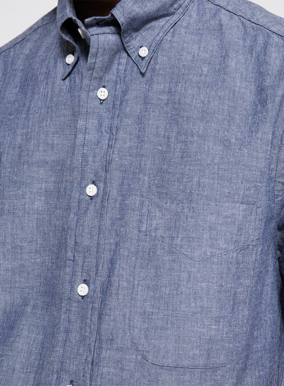 MOTO Denim Fitted Shirt MOTO Denim Fitted Shirt