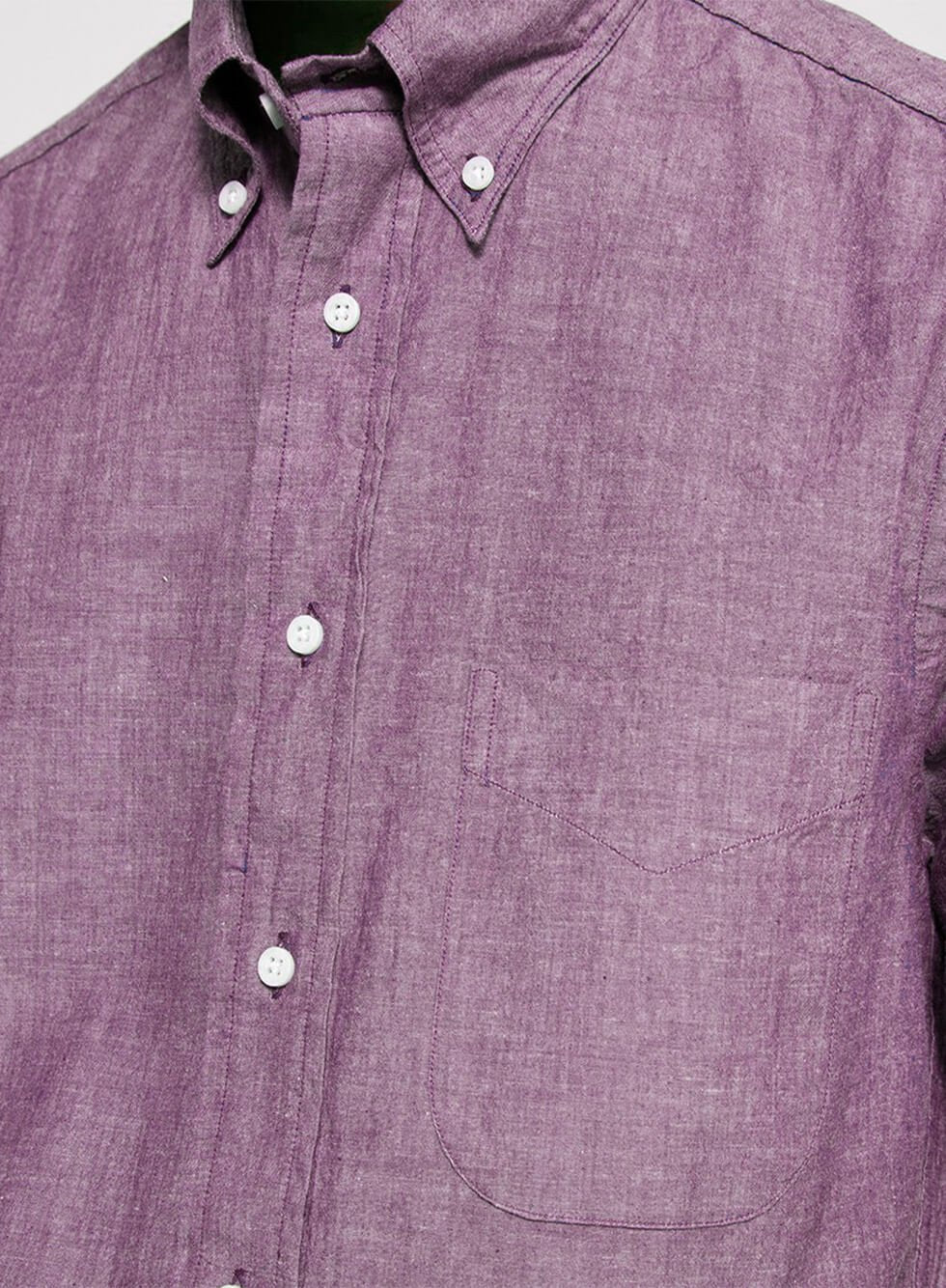 MOTO Denim Fitted Shirt MOTO Denim Fitted Shirt